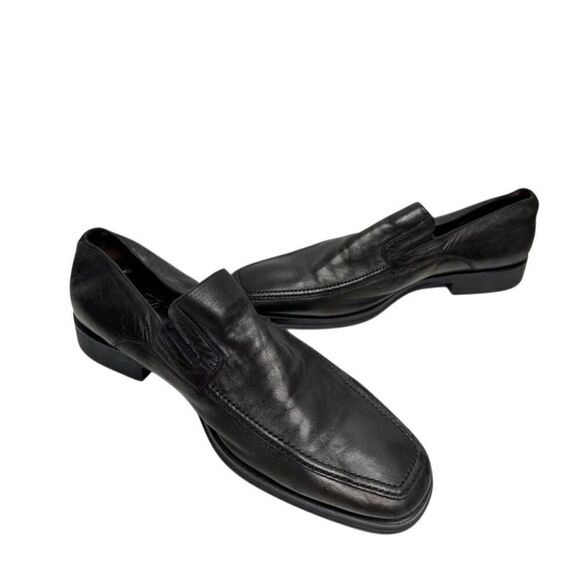 Monte Rosso Shoes Size 9‎ Mens Lucca Nappa Leather Loafers Made in Italy - Picture 10 of 11